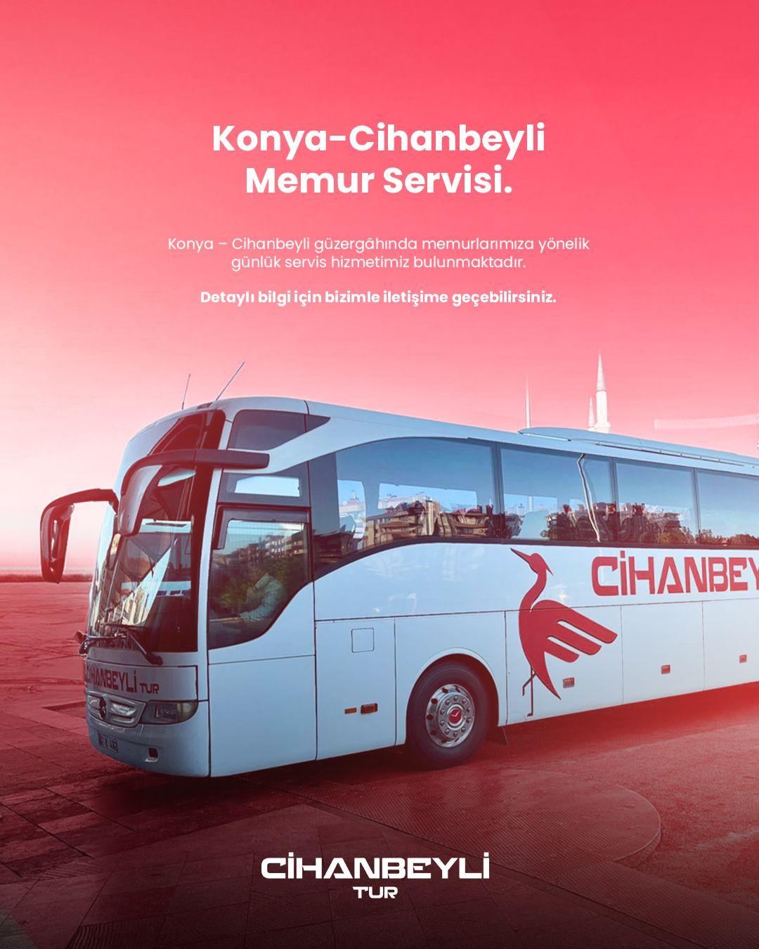 Cihanbeyli Tur memur servisi tanıtım görseli